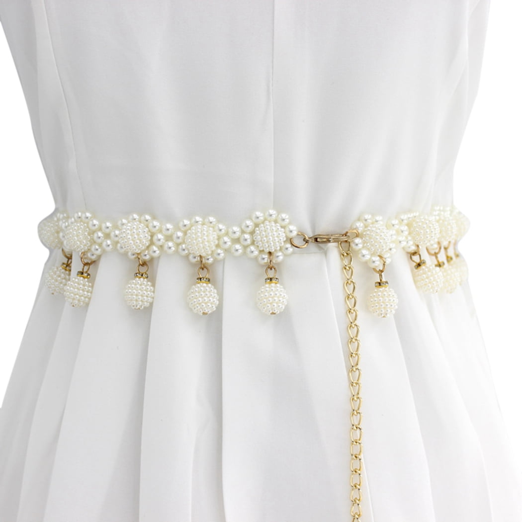 Buy Amaryllis Pearl Belt Chain for Women Online in India