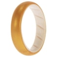 thumbnail image 1 of Anillo de boda BR sólido de silicona - Blanco-Oro de ROQ para Mujer - Anillo de 10 mm, 1 of 1