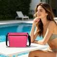 thumbnail image 6 of Waterproof Travel Toiletry Bag, Basic Pink Pvc Storage, Outdoor Swimming Drifting Space, Portable Phone Dry Pouch Build Build, Summer Travel Essential Gift Gift Gift, 6 of 7