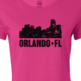thumbnail image 4 of Inktastic Orlando Skyline with Grunge Women's T-Shirt, 4 of 5