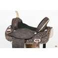 thumbnail image 4 of 17 In Flex Tree Western Horse Saddle American Leather Trail Barrel By Hilason, 4 of 7