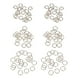 thumbnail image 1 of 120 Artesanía de bricolaje Anillos Collar Pulseras Anillos partidos Lazos, 1 of 9