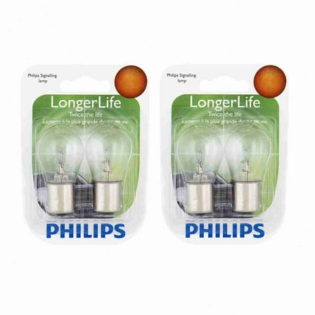 2 pc Philips 1129LLB2 Long Life Tail Light Bulbs