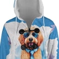thumbnail image 4 of Happy Father's Day Best Goldendoodle Cool Dad Ever All Over Print 3D Hooded Duffle Toggle Coat Doodle Dog Lover Gifts Idea - 12007, 4 of 6