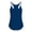 #02 Navy, variant on Busydd Women's Tank Tops Comfortable Breathable Solid Color Gym Workout Tanks for Women Casual Sleeveless Round Neck Summer Tops for Women XL