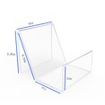 thumbnail image 4 of FixtureDisplays® Literature, Clear Acrylic Catalog, Book, CD, DVD, Stand 11804 - 6 pack, 4 of 4