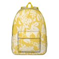 thumbnail image 1 of Tropical Flower Backpack - Waterproof Vintage School Bag with Exotic Blooms & Lush Foliage Pattern, 1 of 5