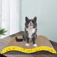 thumbnail image 2 of Corrugated Cat Scratching Board S/M Wave Rectangular Cat Scratcher Pad For Stress Relief Cat Toy, 2 of 14