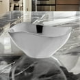 thumbnail image 5 of Nambe Curved Polished Metal Elegant Rim Tri Corner Serving Bowl 9 Inch, Silver, 5 of 5