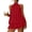 Red, variant on Qiopertar Women's Halter Backless Jumpsuit Dress Mesh Halter A-Line Dress Sleeveless Round Neck Casual Comfy Party Vacation Cocktail Night Out, Brown M