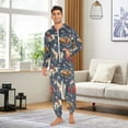 thumbnail image 3 of joogoo Cowboys America Flag Unisex Adults Onesies Pajamas Jumpsuits L, 3 of 7
