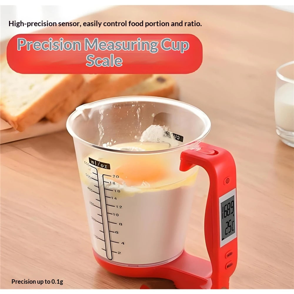 Digital Kitchen Scale and Measuring Cup Kitchen Measuring Cup Scale LCD Digital Display for Baking Tea Weighting Coffee