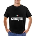 thumbnail image 7 of Gabagool Men's Cotton HD Print Short Sleeve T-Shirt Crew Neck Top Black XL, 7 of 7