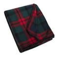 thumbnail image 5 of 24 pack Trail maker 60”L x 50”W Plaid Color Fleece Throw Blankets in Red & Green Plaid, 5 of 7