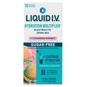 Zero Sugar Hydration Multiplier -Electrolyte Drink Mix - Rainbow Sherbet (10 Pk)