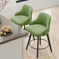 thumbnail image 5 of Ktaxon Swivel Bar Stools, 35" Counter Height Adjustable Fabric Bar Stools for Kitchen Island, Modern Grass Green, 1 PCS, 5 of 7