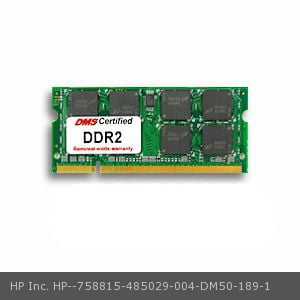 485029-004 Presario CQ60-107ER 1GB Samsung Original Memory 200 Pin DDR2-667 PC2-5300 128x64 CL5 1.8V SODIMM DMS DMS Data Memory Systems Replacement for HP Inc 