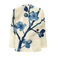 thumbnail image 4 of Uootdi Boho Tops for Women Long Sleeve V Neck Blouses Vintage Floral Printed Shirts Casual Plus Size Vacation Gift Tunic Tops for, 4 of 5