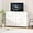 White, variant on YYEAN Wide 10 Drawer Dresser,TV Stand Entertainment Center Fabric Storage Dressers Drawers for Bedroom, Hallway, Nursery, Closets, Steel Frame, Wood Top (Pink)