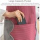thumbnail image 4 of Apuakthei Delantal ajustable con pechera para mujer, impermeable, delantal de cocina con bolsillo, 2 toallas laterales de terciopelo coral, 4 of 6