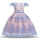 thumbnail image 5 of Vestido distintivo Vestido sin espalda Lazo Falda infantil Vestido de malla Vestido de niña, 5 of 6
