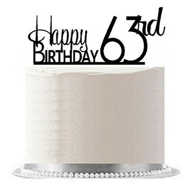 Item Ae 167 Happy 63rd Birthday Agemilestone Elegant Cake Topper Walmart Com Walmart Com Item Ae 167 Happy 63rd Birthday Agemilestone Elegant Cake Topper Walmart Com Walmart Com