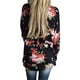 thumbnail image 5 of Blusa de mujer con estampado de flores bohemias, camisa femenina de manga larga, suelta, informal, de poliéster, para niña, XXL Methold AP003843-05, 5 of 7