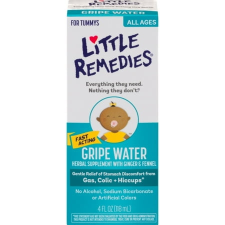 Historical Remedies Calm Drops - Little Remedies Little Tummies Gripe Water Herbal Supplement, 4 oz