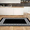 thumbnail image 5 of LaModaHome Non-Slip Rug Seamless Greek Wave Pattern Rug Washable Mat Child Stain Resistant Living Room Kitchen Carpet - Size: 6,6X9,2ft(200X280cm), 5 of 5