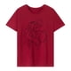 thumbnail image 1 of Camiseta para mujer básica camiseta moda cuello redondo camisa para mochilero viajes S, 1 of 8