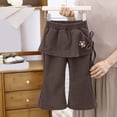thumbnail image 5 of 1-2 Years Toddler Cargo Pants for Girls Y2K Clothing High Waisted Travel Streetwear Casual Pants with Pockets, 5 of 5