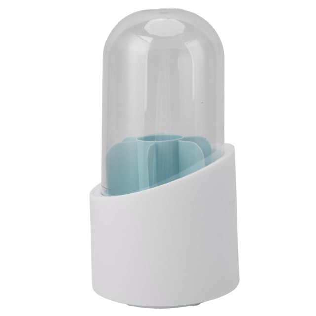 Soporte Giratorio Para Brochas De Maquillaje, Organizador De Almacenamiento De Brochas De Maquillaje De Plástico De 4,9 X 9,3 Pulgadas, Organizador De Brochas De Maquillaje