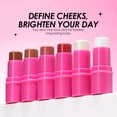 thumbnail image 6 of Julystar Face Beauty Stick Shade 06 Contouring Blush Highlight 3-in-1 Cream Makeup Stick Long Wear Buildable Color for Cheeks Lips Eyes, 6g, 6 of 12