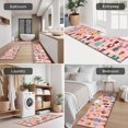 thumbnail image 5 of Pink Christmas Nutcracker Pattern Kitchen Rugs Sets Of 3,Kitchen Runner Rugs Non Skid Washable,Decorative Kitchen Floor Mats for Kitchen,Sink,Laundry,17"x30"+ 17"x47" + 17"x59", 5 of 6