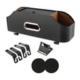 thumbnail image 3 of Almencla Car Headrest Back Seat Hanging Storage Box Stylish Practical with 2 Coasters Black, 3 of 8