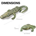 thumbnail image 2 of 49" Long Inflatable Alligator Toy, Realistic Green Alligator Design, Pool & Pond Decoration, Safari Theme Party Decor, Outdoor Display, Photo Prop, 2 of 6