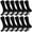 Black, variant on 12 Pack Men Women Anti Slip Grip Non Skid Crew Cotton Diabetic Socks For Home Hospital