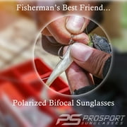 proSPORT Polarized Bifocal Sunglasses Men Women Anti Glare Wrap Around