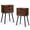 Rustic Brown, variant on High - quality MDF Construction | End Table for Hallway or Closet | Wear - resistant and Easy - clean Surface