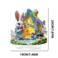 thumbnail image 5 of Easter Eggs Bunny Party Desktop Decoration Acrylic Ornament, 5 of 5