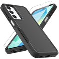 thumbnail image 1 of wonima11 Dexnor for Samsung Galaxy S21 FE Case, [Built in Screen Protector and Kickstand] Heavy Duty Military Grade Protection Shockproof Protective Cover for Samsung Galaxy S21 FE 5G, 6.4 inch Black, 1 of 1