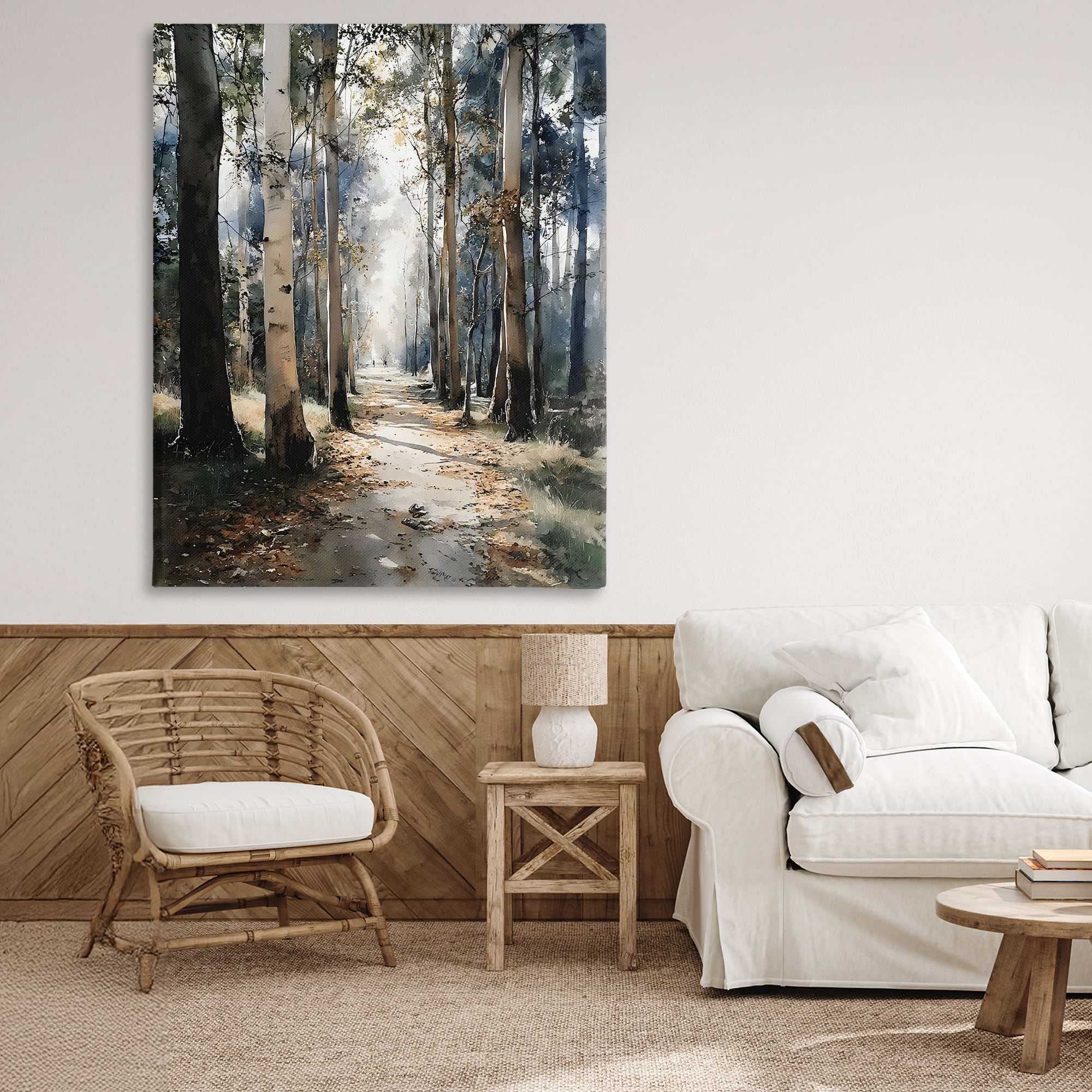Stupell Industries Path in Autumn Light Canvas Wall Art, design by Franklyn Gregory