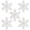 White,Clear, variant on Cymylar 36 "Blue Snow Balloon, Winter Themed Birthday Party Decoration (5 Pcs)