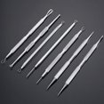 thumbnail image 3 of DEELLEEO Non-Slip Stainless Steel Pimple Popper Acne Blackhead Removal Needle Tool Silver, 3 of 11