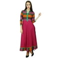 thumbnail image 2 of Amoghah Printed Long Anarkali Cotton Kurta Traditional Indian Kurti For Women, 2 of 5