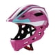 thumbnail image 1 of Casco de bicicleta para niños, integral, ajustable, con almohadilla desmontable. Rosa roja, 1 of 9