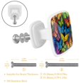 12 PCS Square Knobs Butterfly Drawer Handles Pull with Screws
