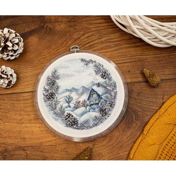 The Winter BC218L Counted Cross-Stitch Kit