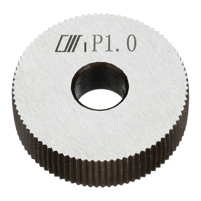Unique Bargains 28x8x8mm Knurling Wheel Kit 1.0mm Pitch Straight Wheel Linear Knurl, 1 Pack