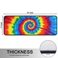 thumbnail image 5 of Kitchen Rugs Sets Of 2,Colorful Rainbow Tie Dye Spiral Pattern Anti Fatigue Kitchen Mat Rugs Non Slip Washable,Decorative Kitchen Floor Mats for Kitchen,Sink,Laundry,17"x47"+17"x47", 5 of 5